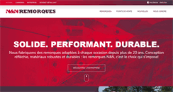 Desktop Screenshot of nnremorques.ca