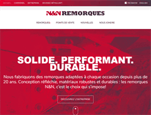 Tablet Screenshot of nnremorques.ca